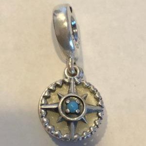 PANDORA Jewelry - PANDORA COMPASS ROSE DANGLE CHARM PANDORA Jewelry - PANDORA COMPASS ROSE DANGLE CHARM